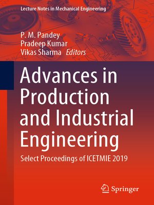 cover image of Advances in Production and Industrial Engineering